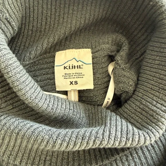 Kuhl Green Women's Turtleneck Sweater - Picture 4 of 5